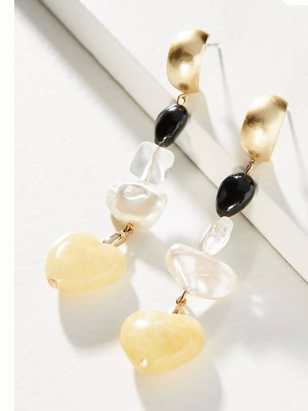 NWT Anthropologie Emmeline Huggie Hoop Earrings